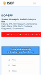 Mobile Screenshot of isof.pl