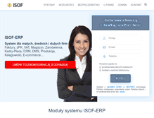 Tablet Screenshot of isof.pl