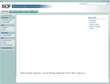 Tablet Screenshot of isof.org